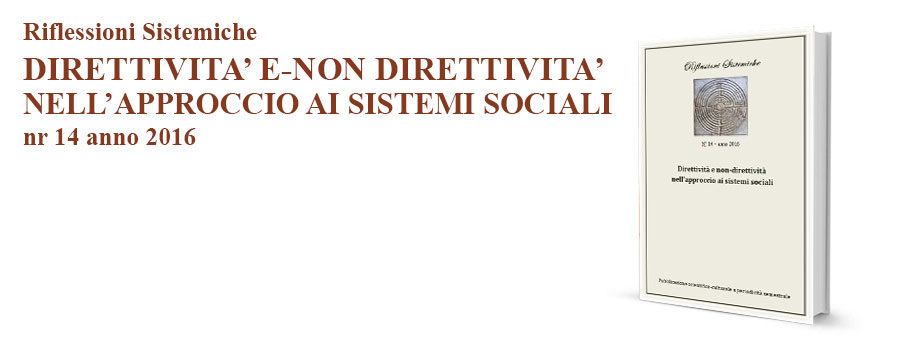 Rivista Riflessioni Sistemiche - volume 14